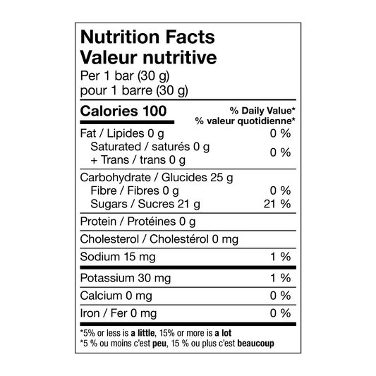 Barre Énergie à la fraise de XACT Nutrition
