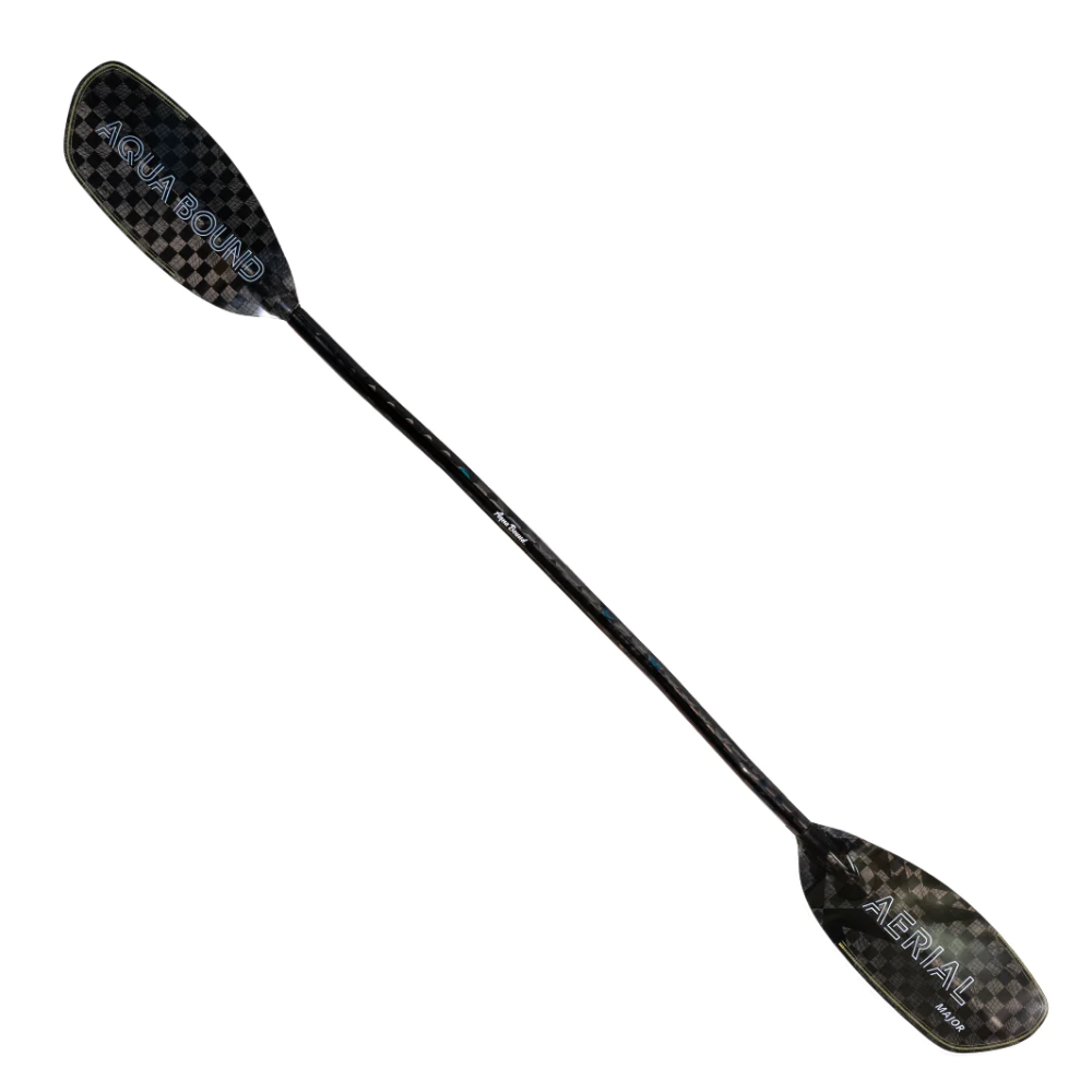 Pagaie Aerial Major Carbon 1pc manche ergonomique de Aqua-Bound - Pagaie Québec