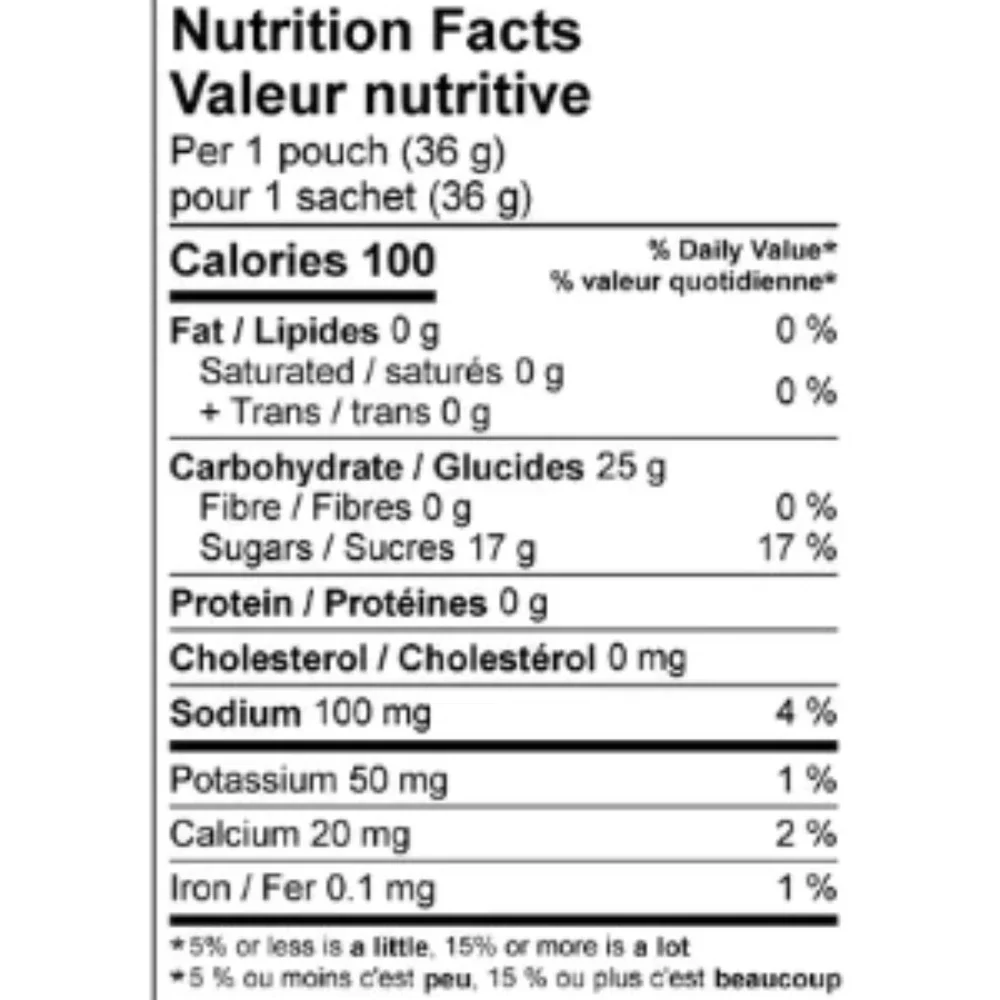Gel Fruits des champs de Krono Nutrition - Pagaie Québec