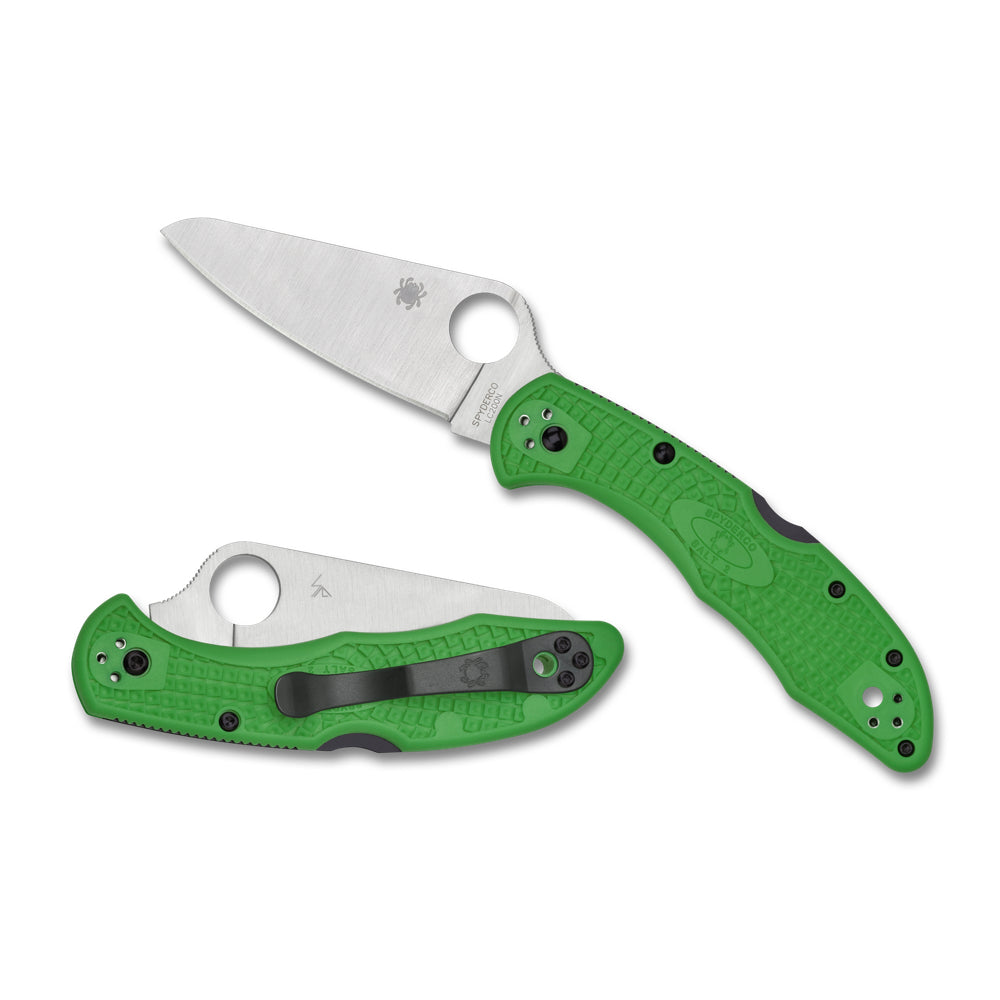 Couteau Salt 2 Green Lightweight de Spyderco - Pagaie Québec