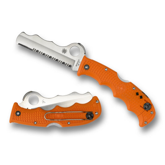 Couteau Assist Orange Lightweight de Spyderco (C79PSOR) - Pagaie Québec