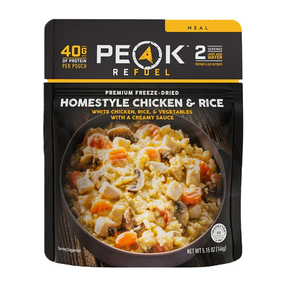 Poulet et riz style maison de Peak Refuel - Pagaie Québec