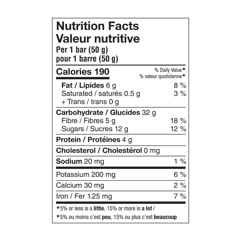 Barre énergétique fraise et ananas de Krono Nutrition