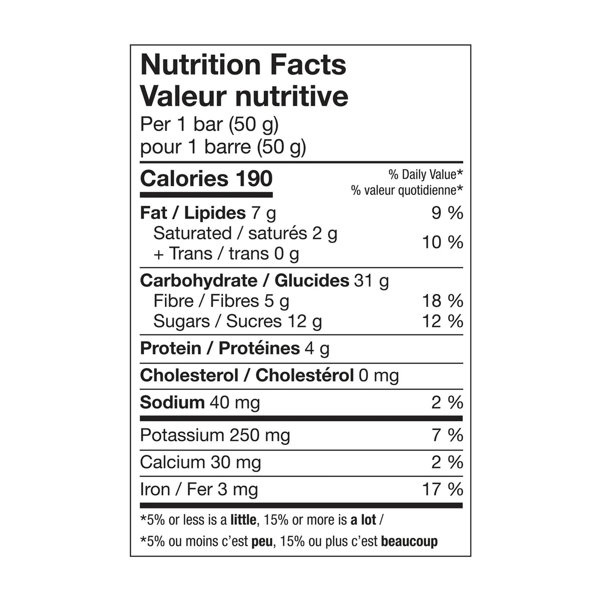 Barre énergétique cerise et chocolat de Krono Nutrition