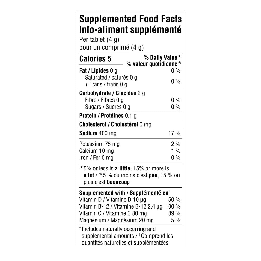 Comprimés effervescents limonade rose de Krono Nutrition
