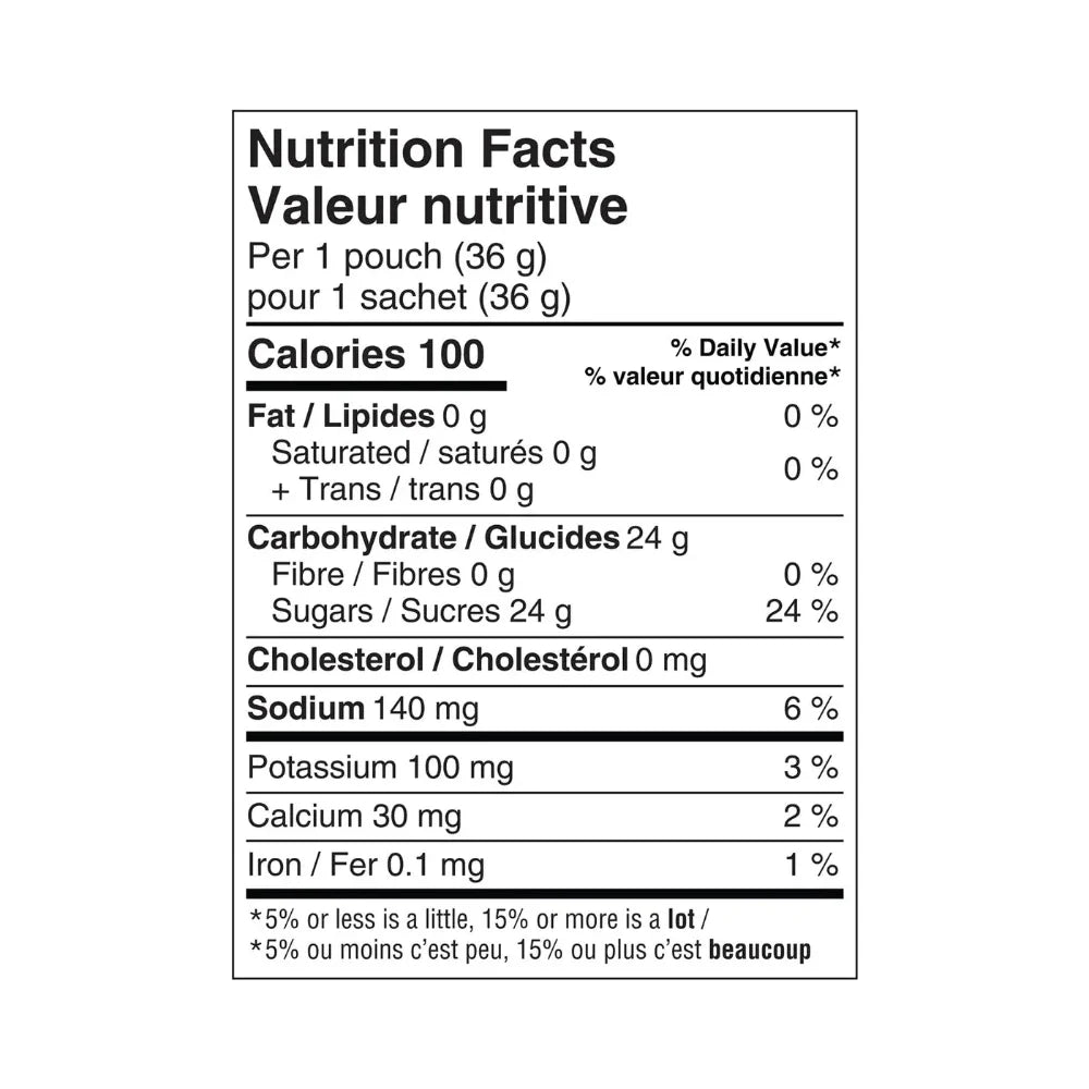 Gel érable de Krono Nutrition