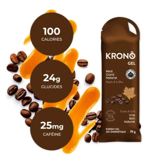 Gel érable et café de Krono Nutrition