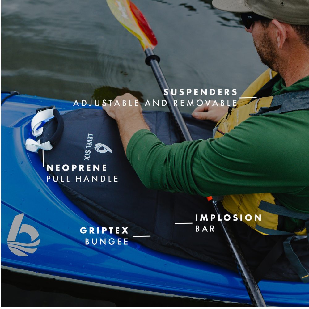 Jupette Navigator Spray Skirt de Level Six