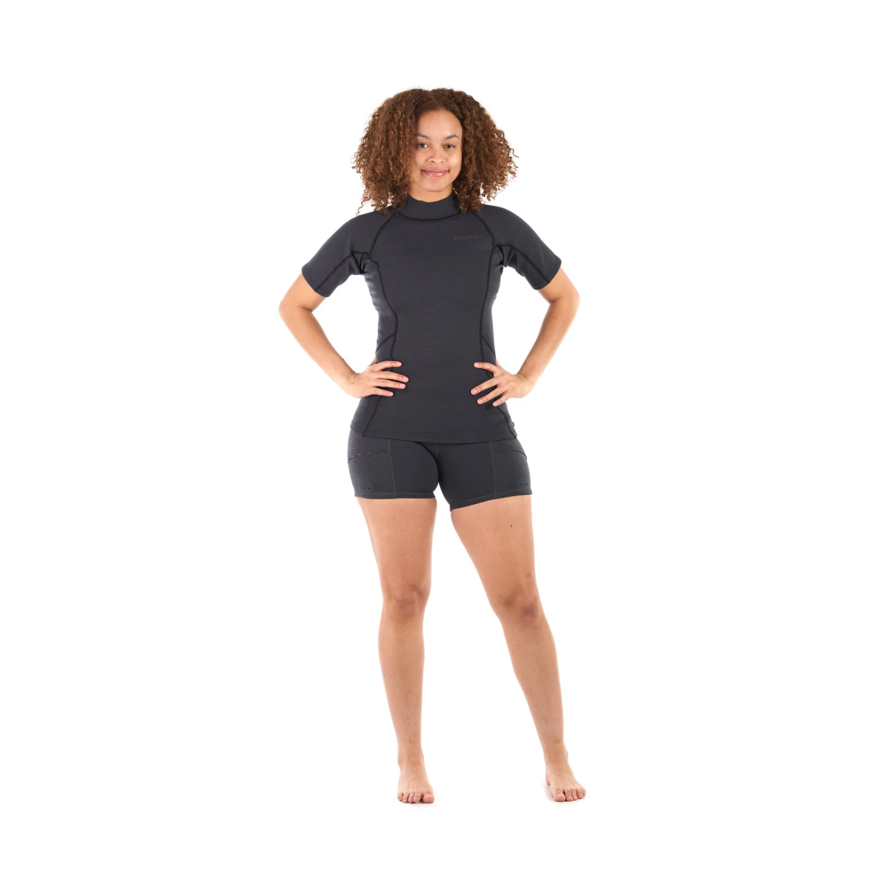 Chandail manches courtes Sombrio S/S Neoprene Top femme de Level Six - 2024 - Pagaie Québec