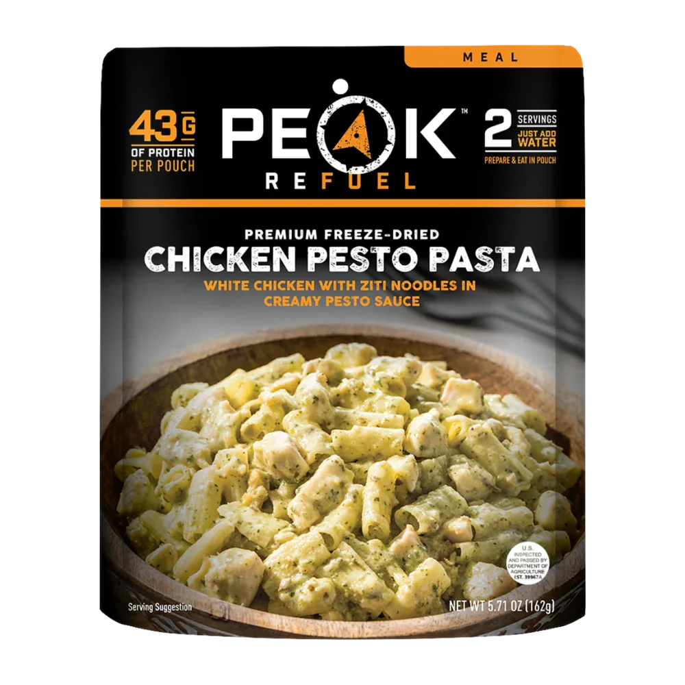 Pâtes au poulet et pesto de Peak Refuel - Pagaie Québec
