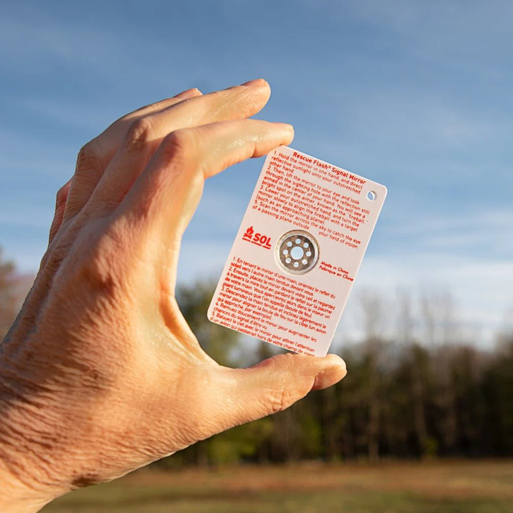 Miroir flottant de signalisation Rescue Flash de SOL - Pagaie Québec