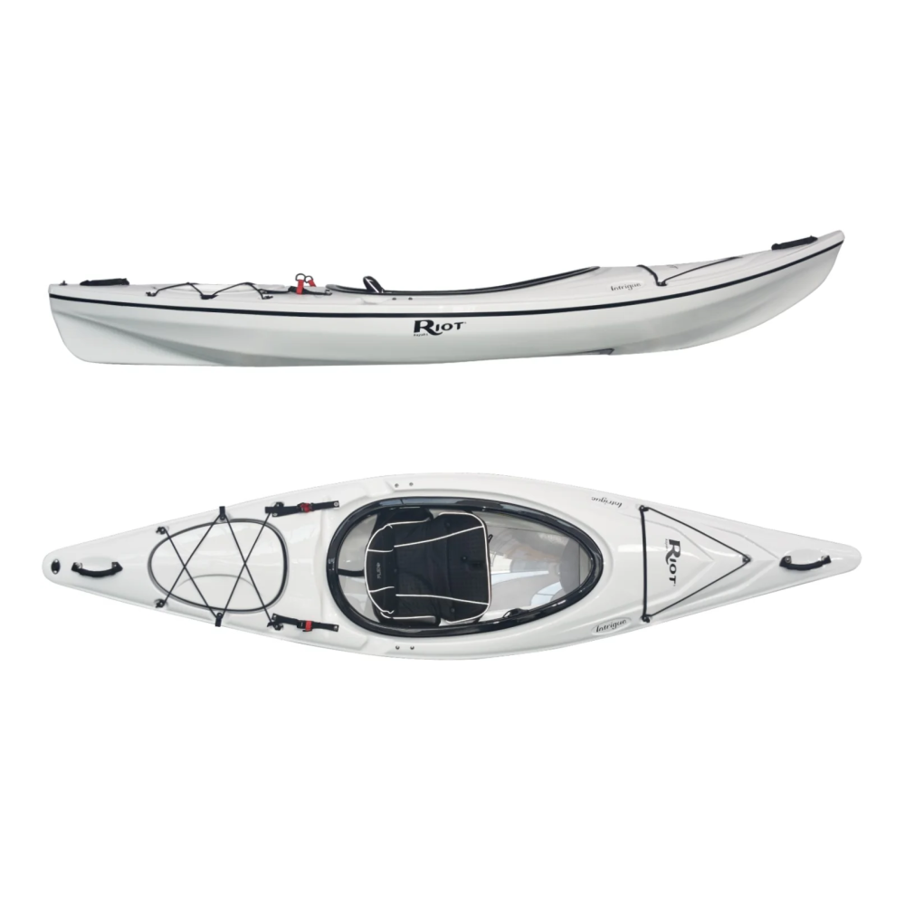 Kayak récréatif Intrigue Ultralight sans fenêtre de Riot - Pagaie Québec