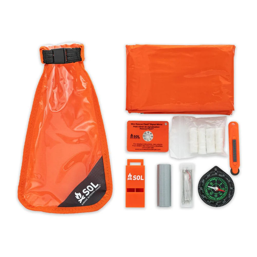 Kit de survie compact Scout de SOL - Pagaie Québec