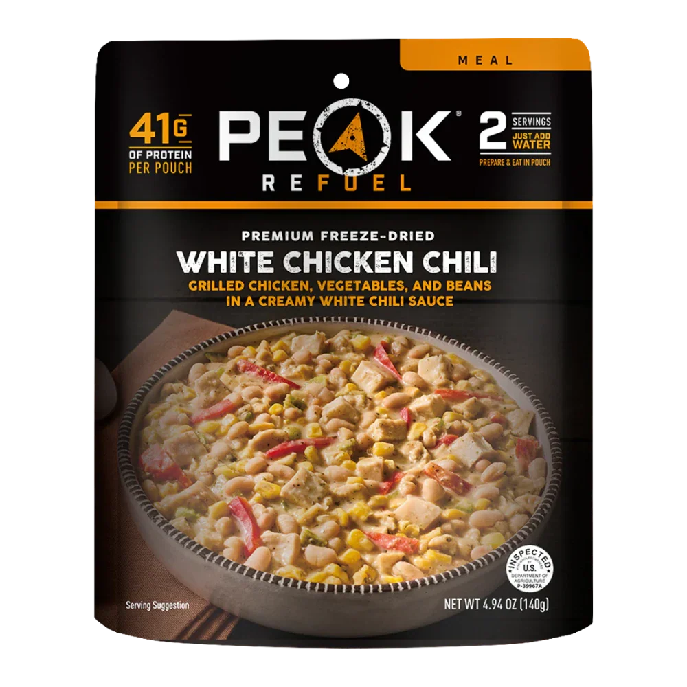 Chili blanc au poulet de Peak Refuel - Pagaie Québec