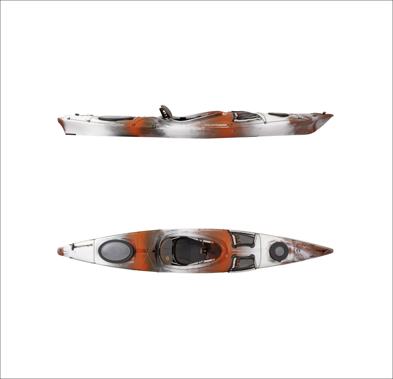 Kayak Tsunami 140 avec gouvernail de Wilderness Systems