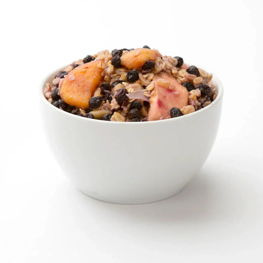 Croustade aux bleuets et aux pêches Blueberry Peach Crisp