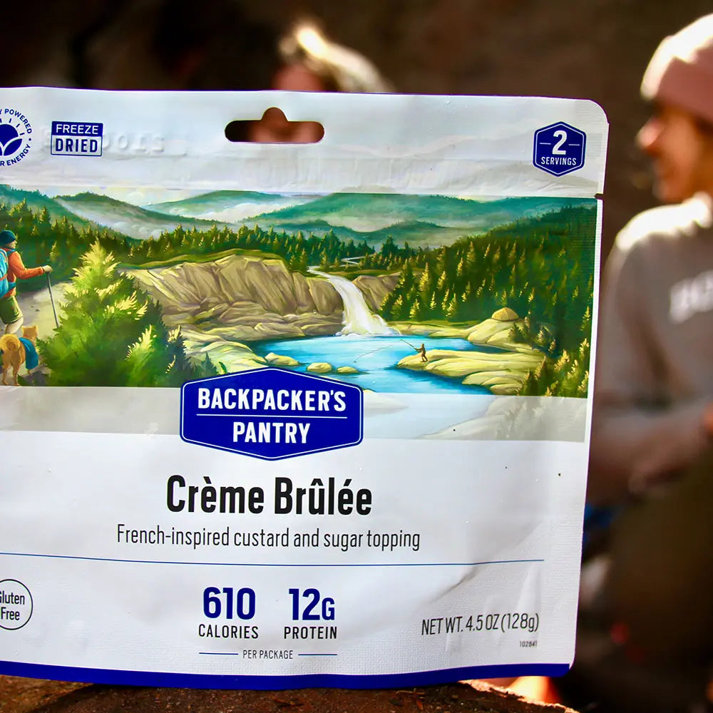 Crème brûlée de Backpacker's Pantry