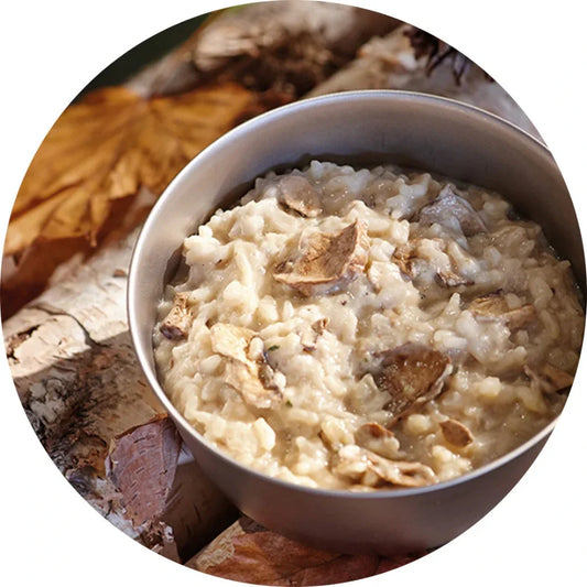 Risotto aux champignons et fromage de Happy Yak