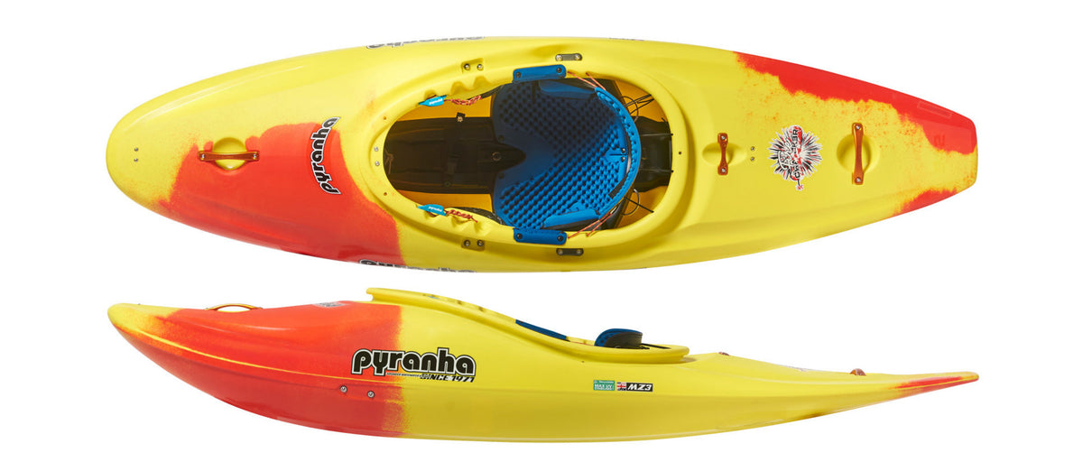 DEMO - Kayak d'eau vive Firecracker de Pyranha - Pagaie Québec