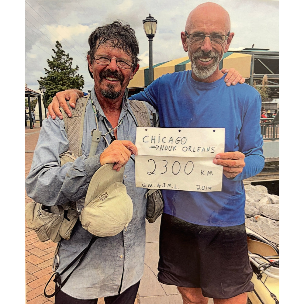 Deux Québécois en kayak sur l'Illinois et le Mississippi