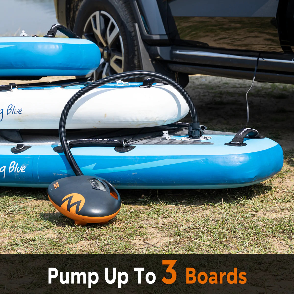 Pompe électrique Shark II d'Outdoor Master pour iSUP - Pagaie Québec