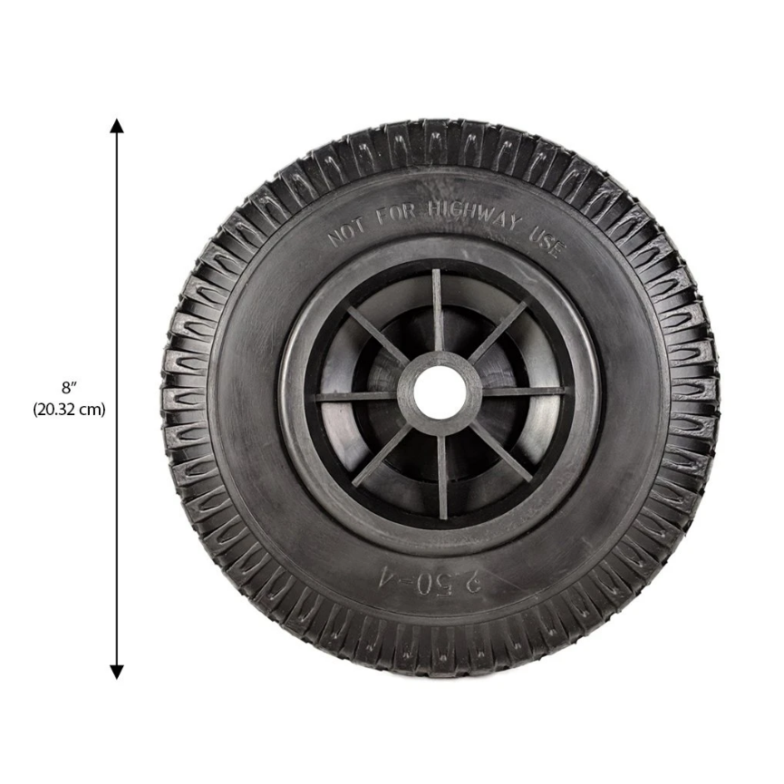 Roue de remplacement 8'' pour chariots CRS