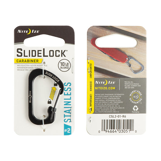 Mousqueton SlideLock en inox de Nite Ize