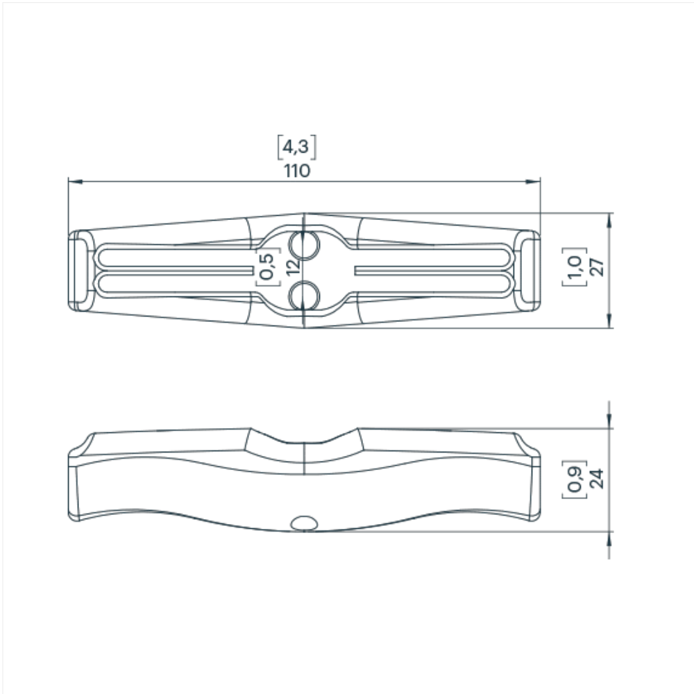 Poignées ergonomiques Kajak Sport