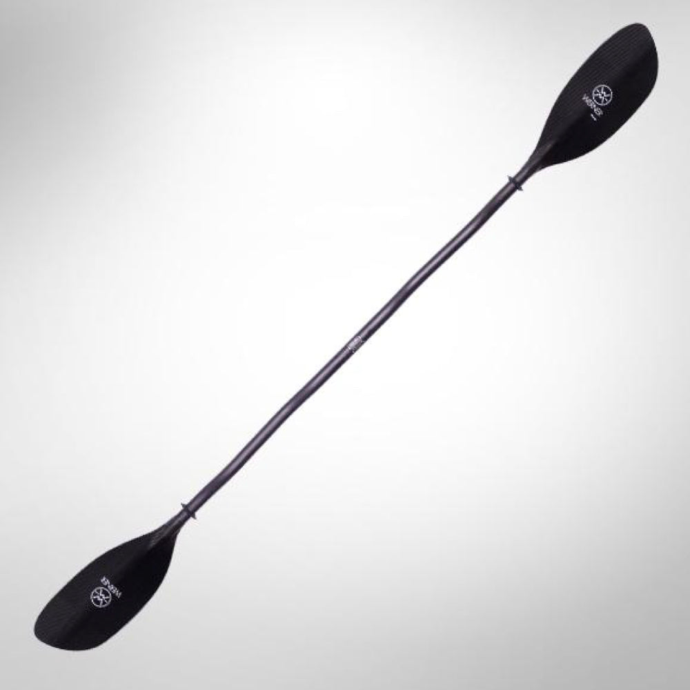 Pagaie Shuna Carbone 2pc manche ergonomique de Werner - Pagaie Québec
