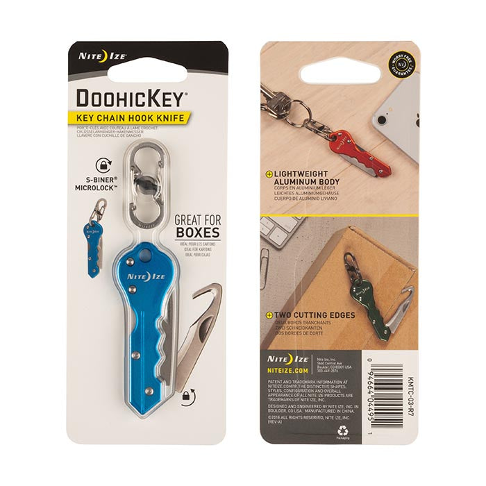 Outil de porte-clés Doohickey Key Chain Hook Knife de Nite Ize