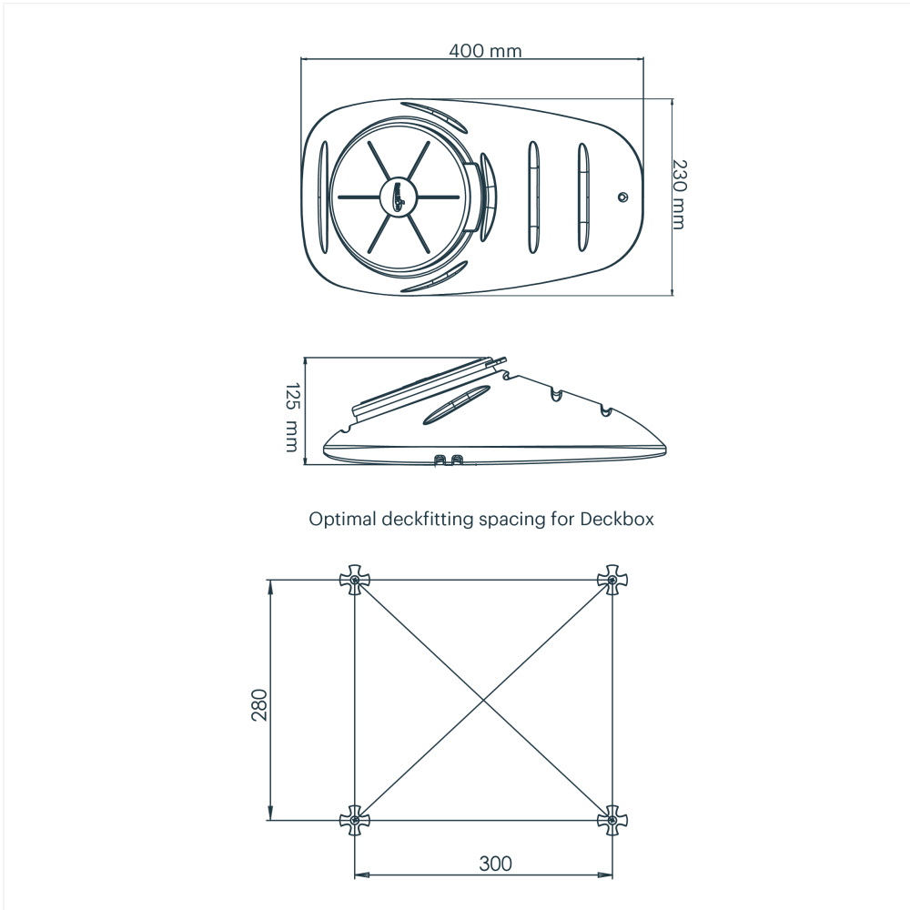 Deckbox de Kajak Sport