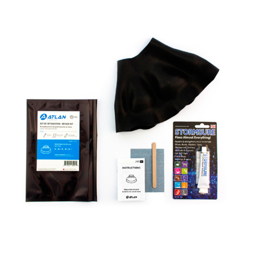 Ensemble de réparation pour joint étanche de cou en latex Atlan (KRJCL)