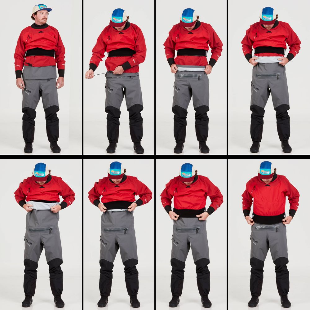 Salopette étanche Recoil GORE-TEX Pro Dry Bib de NRS - 2024