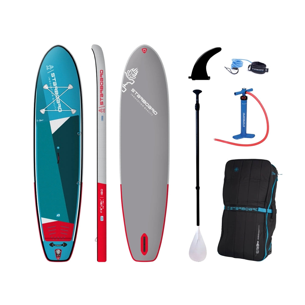 Ensemble planche à pagaie gonflable iGO Zen SC 11'2" x 31+" avec pagaie de Starboard