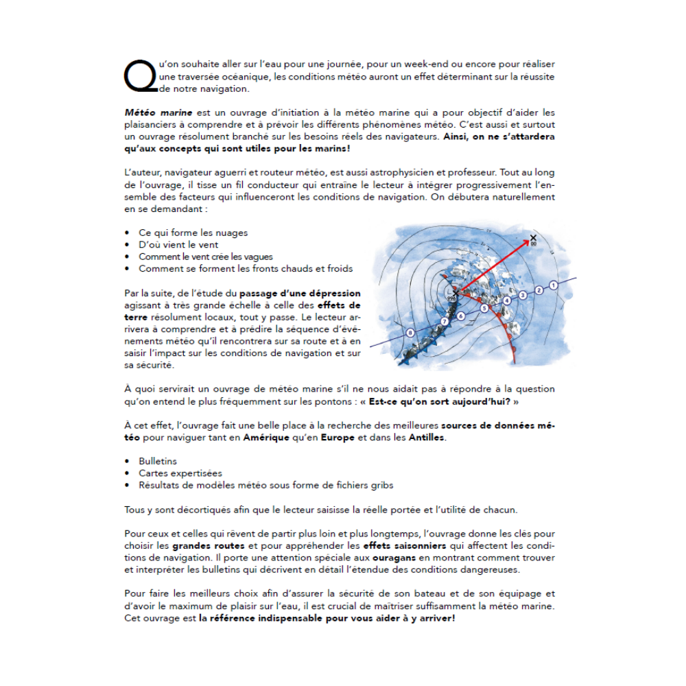 Livre «Météo Marine» de Benoit Villeneuve