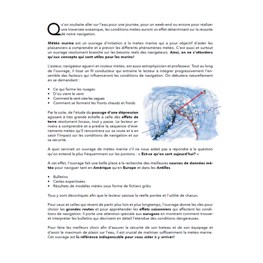 Livre «Météo Marine» de Benoit Villeneuve