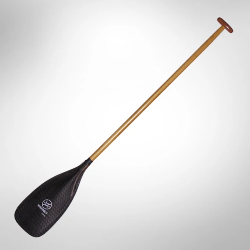 Pagaie Journey Carbon 1pc manche en bois de Werner - Pagaie Québec