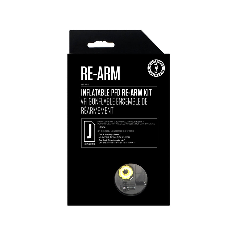 Cartouche de CO2 pour VFI Minimalist Belt Pack de Mustang Survival (MA3070)