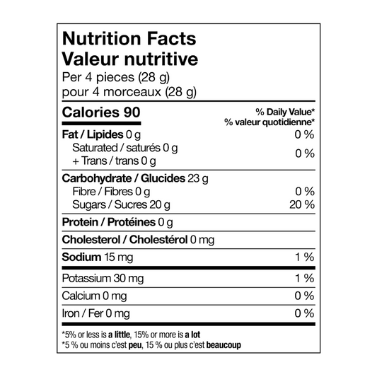 Bouchées Énergie Chews à la fraise de XACT Nutrition