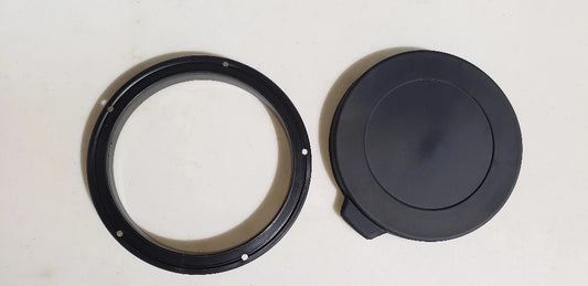 Embase de trappe et couvercle en caoutchouc de 6''