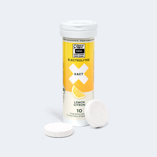 Comprimés d'électrolytes au citron de XACT Nutrition