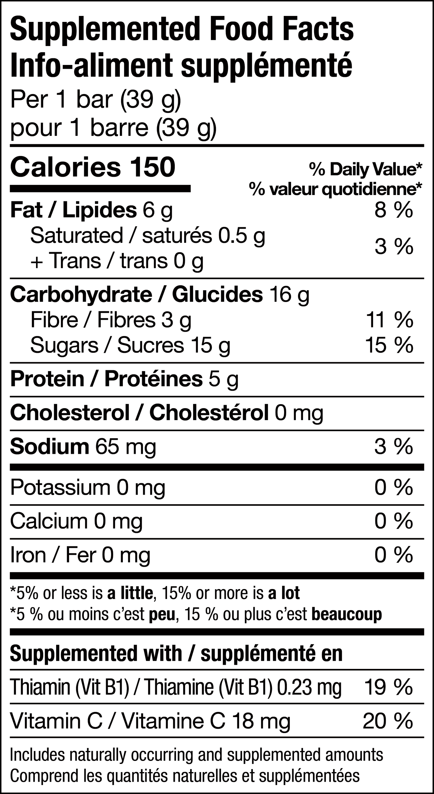 Barre ENDURANCE abricot et pêche de XACT Nutrition