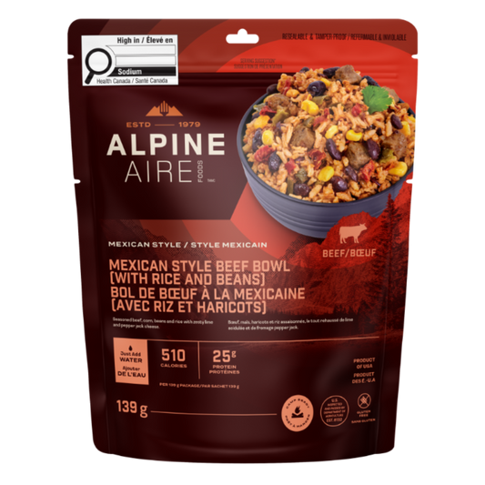 Bol de boeuf à la mexicaine (avec riz et haricots) de AlpineAire