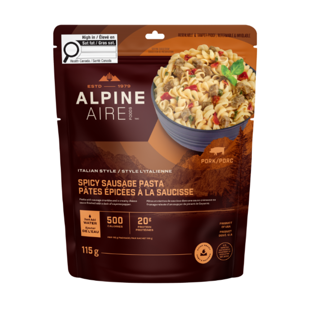 Pâtes à la saucisse épicées de AlpineAire
