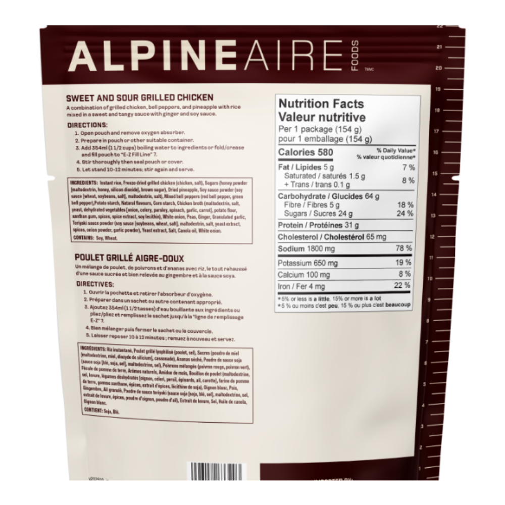 Poulet grillé aigre-doux de AlpineAire