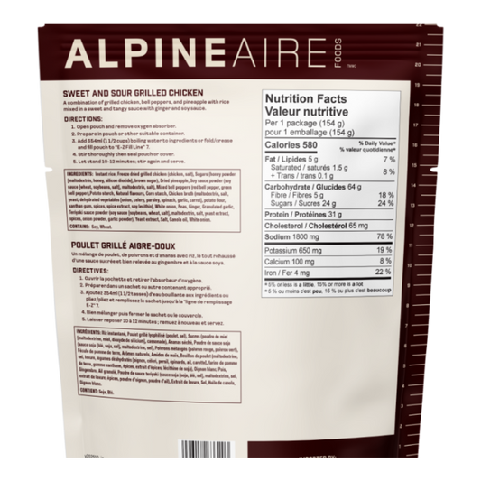 Poulet grillé aigre-doux de AlpineAire