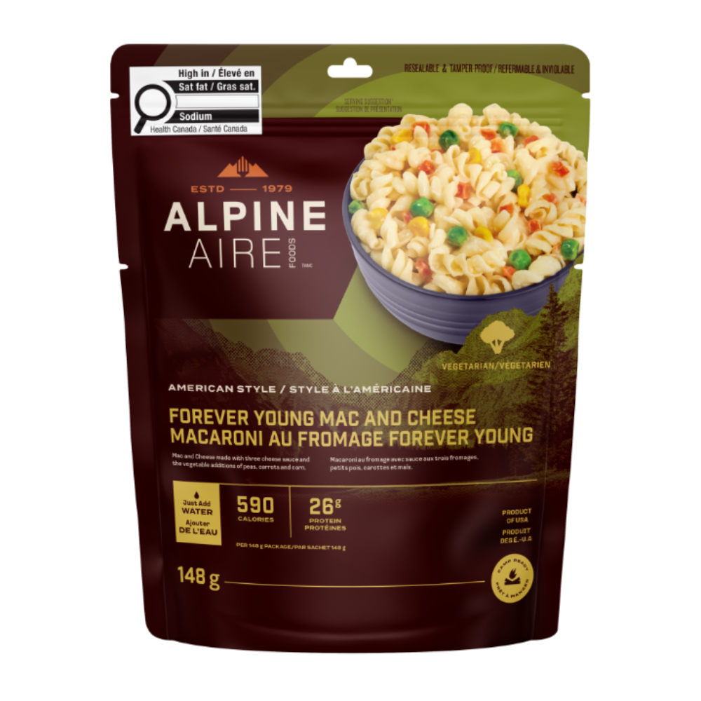 Fusilli au fromage Forever Young Mac & Cheese de AlpineAire