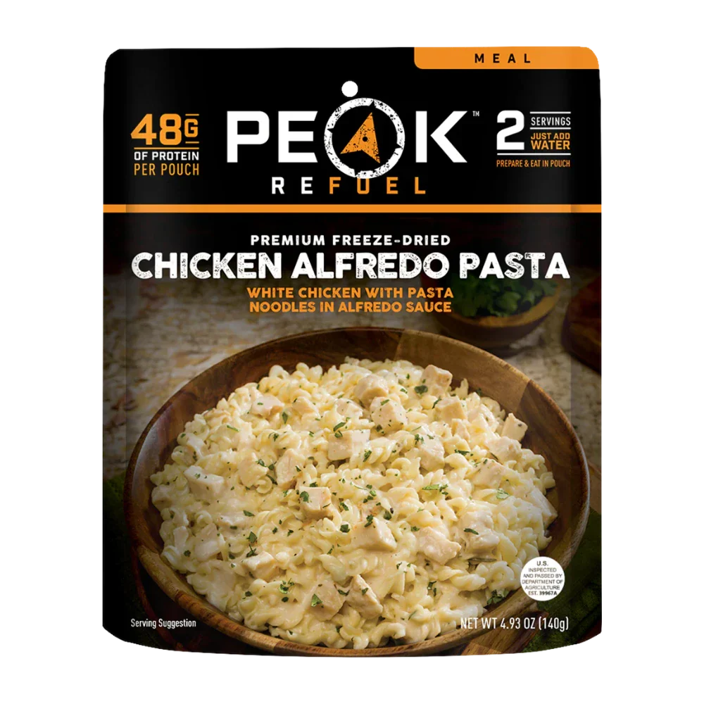 Pâtes Alfredo au poulet Chicken Alfredo Pasta de Peak Refuel