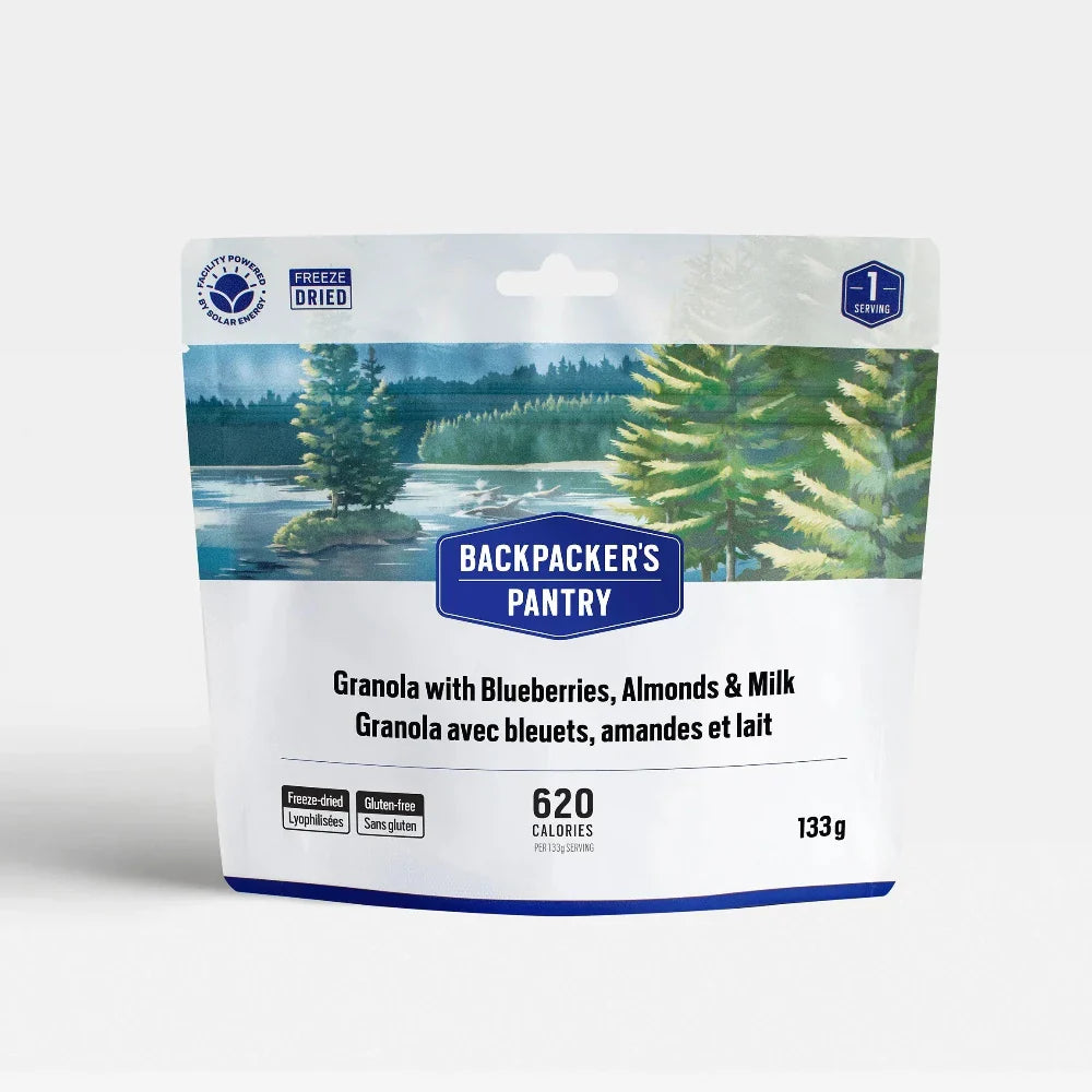 Granola aux bleuets, aux amandes et au lait de Backpacker's Pantry