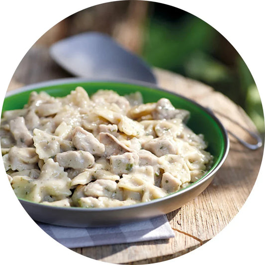 Porc braisé, sauce aux champignons et vin blanc de Happy Yak